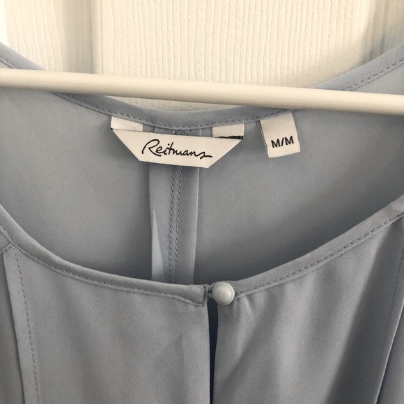 Medium Reitmans Blue Sleeveless Blouse - Picture 3 of 6